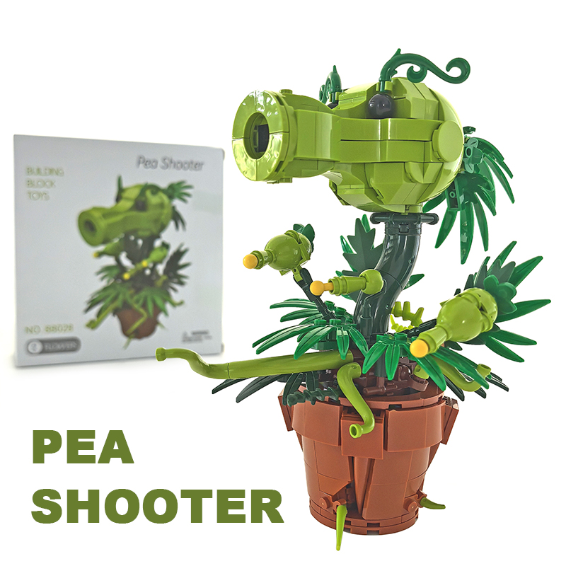 Bonsai Garden Lego - Kreatywne Klocki Konstrukcyjne Rośliny Wojenne Postacie