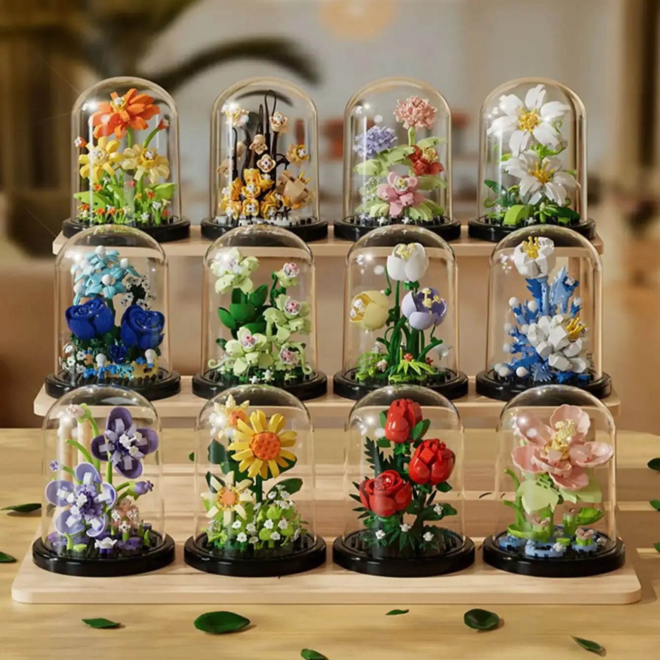 Bonsai Garden Lego - Mikro Klocki Konstrukcyjne Wieczny Bukiet Kwiatów