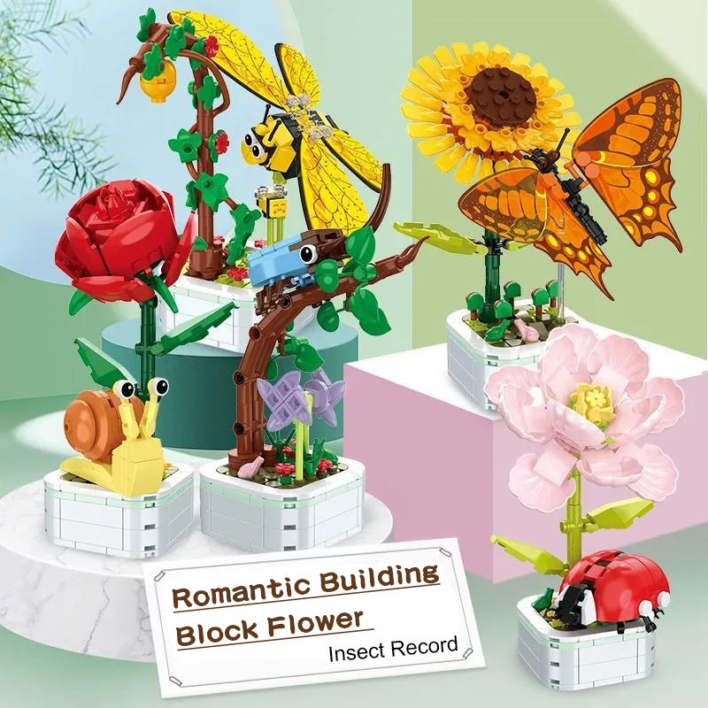 Mini Róża Motyl Roślina Donicz – Bonsai Garden Lego recenzja i cena