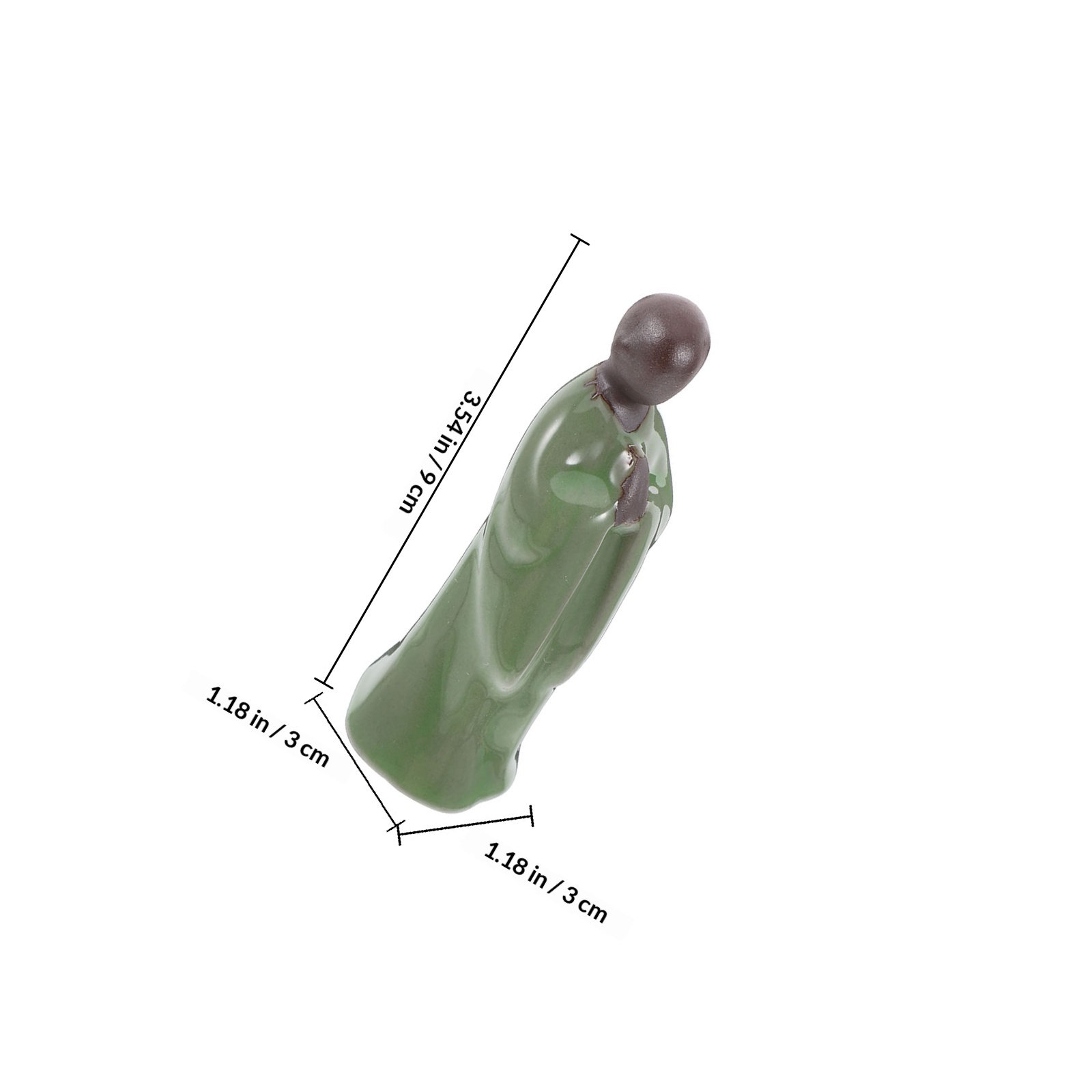 Ceramiczna figurka mnicha zen, – Bonsai Tree Zen Garden recenzja i cena