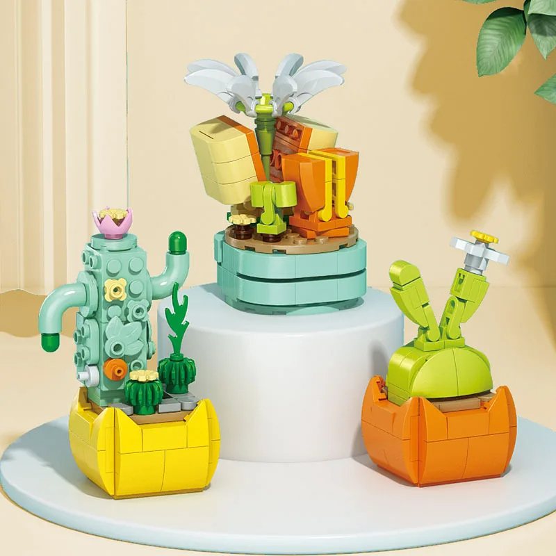 Kwiaty Sukulenty Klocki Wieczn – Bonsai Garden Lego recenzja i cena